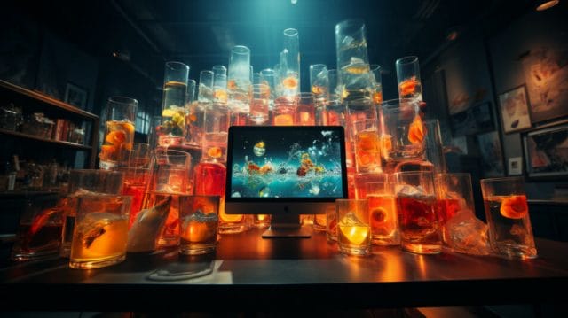 Unlocking Opportunities with a Renowned Social Media Marketing Agency in the Philippines | Lime Digital Asia A computer is sitting on a table in front of a glass of water.