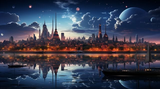 The Future of Digital Marketing in the Philippines: A Deep Dive by Lime Digital Asia | Lime Digital Asia A city is reflected in a body of water.