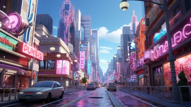 Maximizing Your ROI: Tips for Effective Digital Marketing in the Philippines | Lime Digital Asia A city street with neon signs and cars.