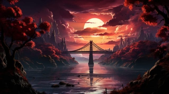 SEO in the Philippines: Best Practices for Small Businesses | Lime Digital Asia An image of a bridge over a river at sunset.